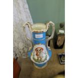 Russian? Porcelain vase of Serves style (af)