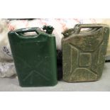 2 x 5-gallon petrol cans