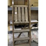 Wooden step ladders