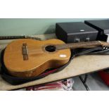 Spanish guitar and case