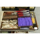 Box of various cutlery