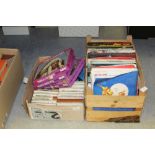 2 boxes of books, children etc