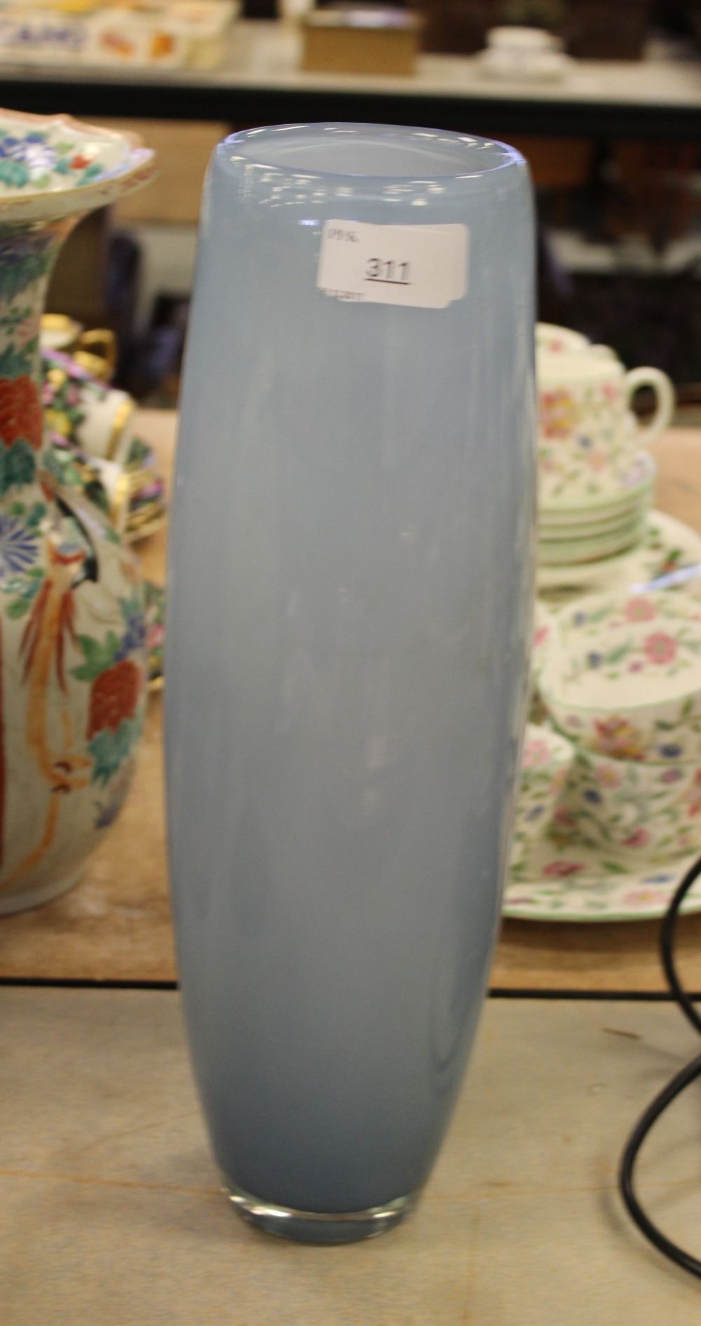 Villeroy and Boch 30cm Numa Range, blue glass Kima Vase