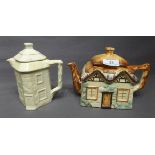 Two Cottage Teapots