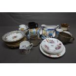 Quantity of Assorted China including Coalport Pieces, a Joy Story Coffee Set etc