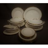 Part Royal Worcester Dinner Service "Viceroy" Pattern including Large Serving Plate, Two Tureens,