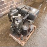 Second World War German Military 65V Portable Generator in original condition with original casing