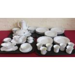 Tirschenreuth Bavaria Baronesse pattern eight place setting tea and dinner service (56 pieces)