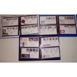 GB First Day Cover Collection in 3 albums 1980 - 1993 (approx 126 covers) Condition report: see