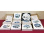 Ten Coalport RAF and aircraft decorated boxed collectors plates Condition report: see terms and