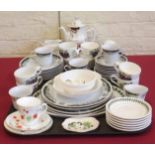 Qty of Wedgewood Masons Aynsley and Portmeirion ware Condition report: see terms and conditions