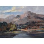 Ivan Taylor (1946-), "Blea Tarn, Cumbria", signed, titled on artist's label verso, oil on canvas, 29