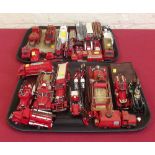 28 un-boxed fire engines, Corgi Paxtonia/ Fire Co, Matchbox 1923 Mackac, leyland Cub, 1939