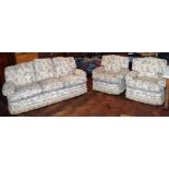 Lifestyle upholstery floral 3 piece lounge suite Condition report: see terms and conditions