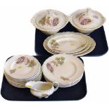 Royal Staffordshire pottery part dinner service. Condition report: see terms and conditions