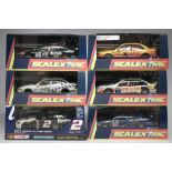 Six Scalextric boxed cars, to include Ford Taurus C.2208, Opel Vectra C.2085, Laguna Blend C.2166,
