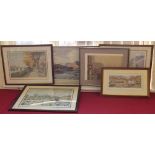 Assortment of various framed prints to include signed limited edition prints after Bob Richardson,