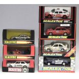 Three Scalextric Spain boxed models, to include Ferrari F1 Ref. 8331, BMW M.3 Ref.4090, and a