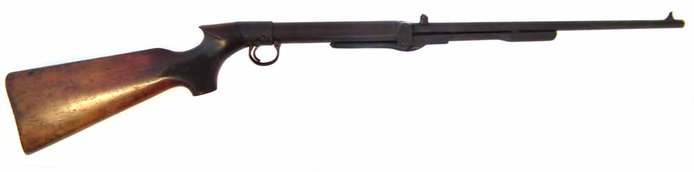 BSA air rifle improved model D, .177 calibre, serial no. L730 (stock stamped 989) with unusual