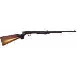 BSA air rifle improved model D, .177 calibre, serial no. L730 (stock stamped 989) with unusual