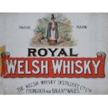 Royal Welsh Whisky poster, 48 x 61cm.; 19 x 24in.