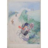 George Loraine Stampa (1875-1951), "The Age of Speed", signed and dated '33, titled in margin, an