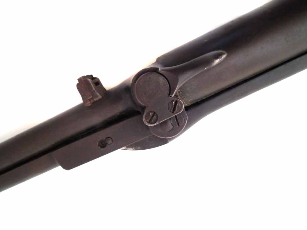 BSA air rifle improved model D, .177 calibre, serial no. L730 (stock stamped 989) with unusual - Image 5 of 13