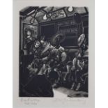 Fritz Eichenberg (American, 1901-1990), "The Subway", signed and titled in pencil in the margin,