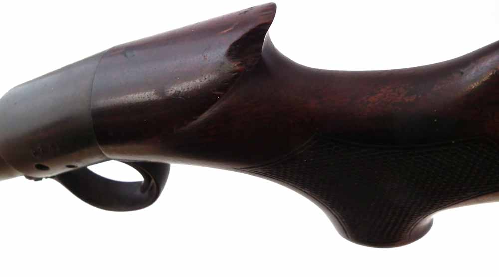 BSA air rifle improved model D, .177 calibre, serial no. L730 (stock stamped 989) with unusual - Image 9 of 13