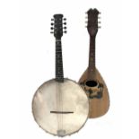 Clifford Essex Banjolin or Mandolin Banjo with open back, eighteen fret neck (including zero fret)