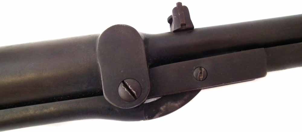 BSA air rifle improved model D, .177 calibre, serial no. L730 (stock stamped 989) with unusual - Image 4 of 13