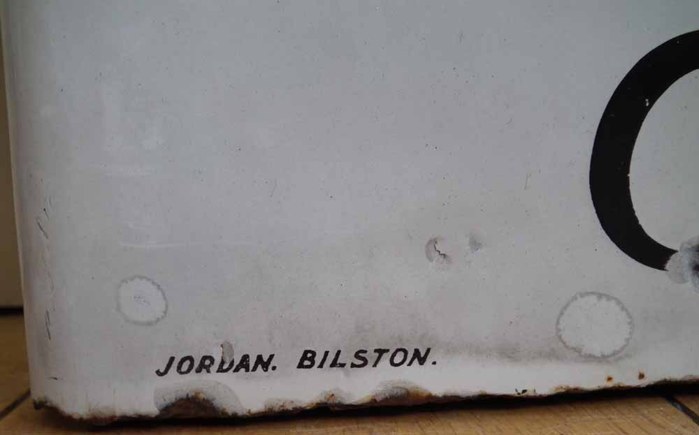 'Stephens Inks' large tin and enamel shop advertising thermometer, signed by Jordan Bilston, - Image 8 of 20