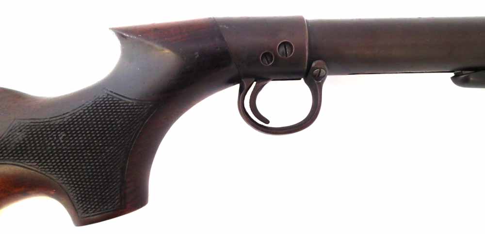 BSA air rifle improved model D, .177 calibre, serial no. L730 (stock stamped 989) with unusual - Image 3 of 13