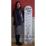 'Stephens Inks' large tin and enamel shop advertising thermometer, signed by Jordan Bilston,