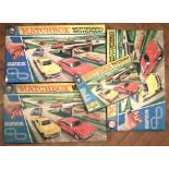 Matchbox Motorised Motorway M-2 boxed set complete, also an E-2 extension set, another Motorised