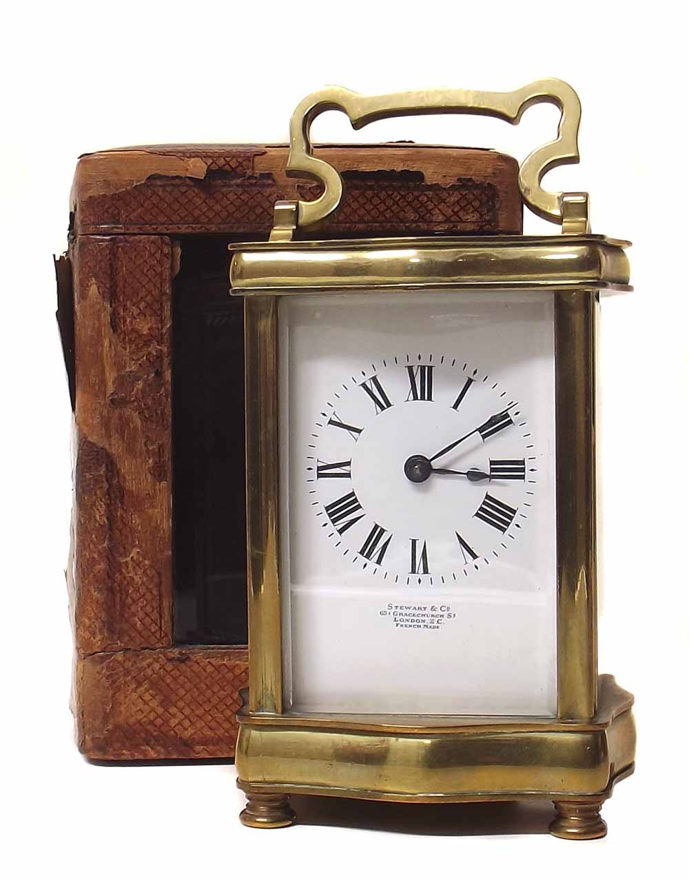 French carriage clock 'Made in France' Condition report: see terms and conditions