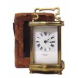 French carriage clock 'Made in France' Condition report: see terms and conditions