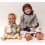 Armano Marsielle doll 390 A4M and one other baby doll Condition report: see terms and conditions