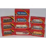 Hornby Railways Kelloggs closed van R.222 x2, Shall wagon R.020, R.227 x3, G.W.R. 4 wheel coach R213