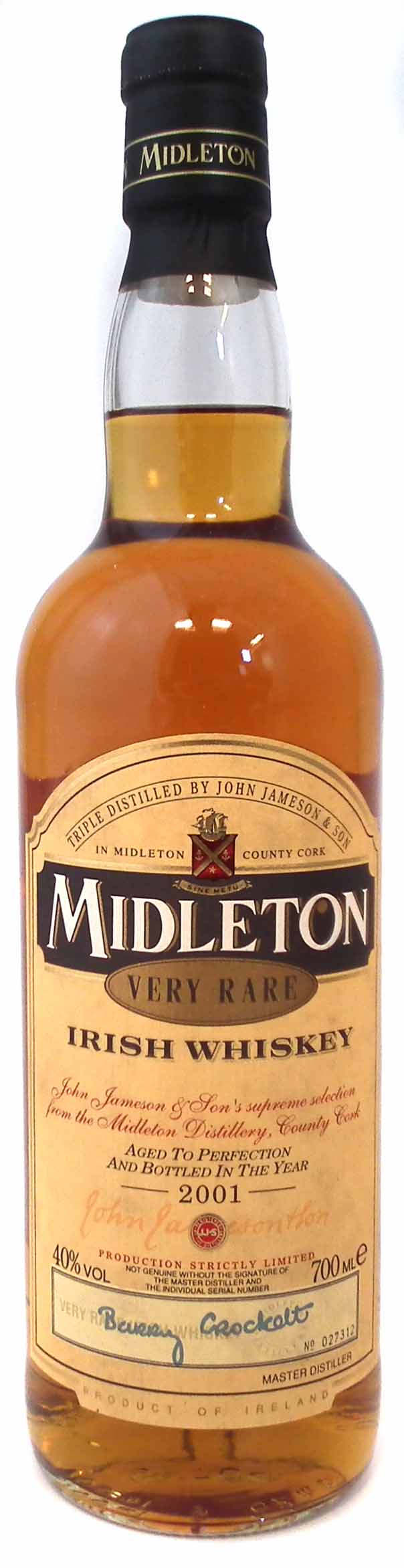 Midleton Very Rare Irish Whiskey - 2001 - 700ml number 27312 with wood box, certificate and - Image 6 of 6