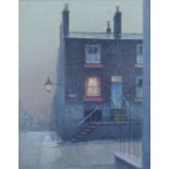 Bob Richardson (1938-), Manchester street scene, signed, pastel, 51 x 40cm.; 20 x 15.75in.