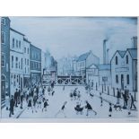 After Laurence Stephen Lowry (1887-1976), "The Level Crossing, Burton On Trent", signed in pencil in