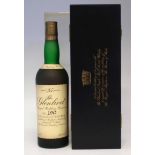 The Glenlivet Royal Wedding Reserve Unblended All Malt Whisky, aged for 25 years, 75cl bottle number