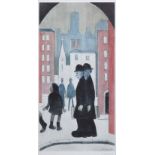 After Laurence Stephen Lowry (1887-1976), "Two Brothers", signed in pencil in the margin, with