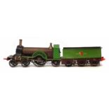 Sterling 4-2-2 3.5 inch gauge live steam locomotive part built from LBSC designs painted in