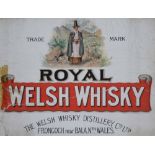 Royal Welsh Whisky poster, 48 x 61cm.; 19 x 24in.