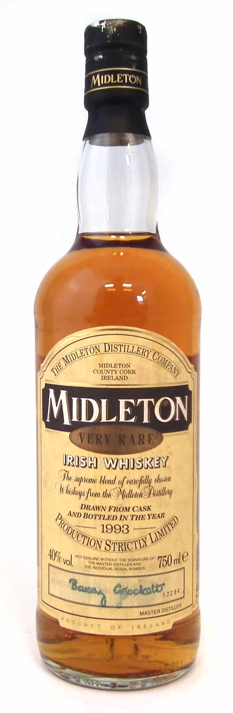 Midleton Very Rare Irish Whiskey - 1993 - 750ml number 12294 with wood box, certificate and - Image 7 of 8