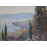 Samuel John Lamorna Birch R.A., R.W.S. (1869-1955), Coastal view, signed and dated '27, indistinctly