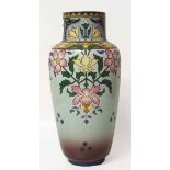 Sarreguemines vase. Condition report: see terms and conditions