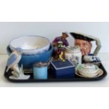 Royal Doulton Toby jug Henry VIII 92nd), Beachcomber HN2487, Provence bowl and a quantity of mixed